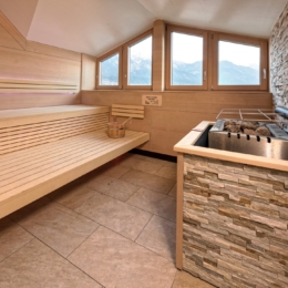 Alphotel Innsbruck Tirol Panoramasauna finnische Sauna