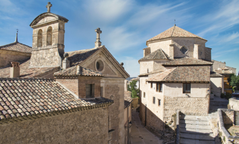 Church of San Pedro and streets of Cuenca