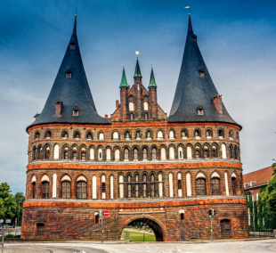 Holsten Gate in Lubeck