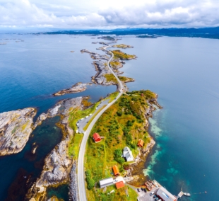 Atlantic Ocean Road aerial