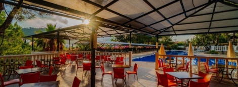 Senza Garden Holiday Club, terasa