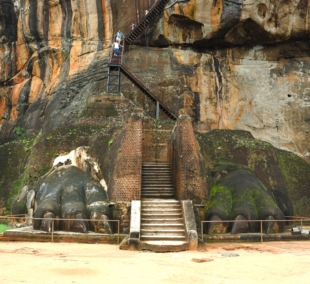 Lion's Gate at Sigiriya In Sri Lanka