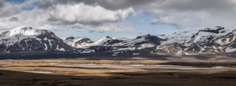 Langjökull Glacier Mountain Range